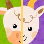 Jocuri pentru copii: puzzle cu animale pentru copii